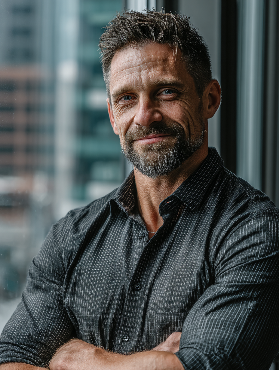 Група чоловіків в тренажерному залі